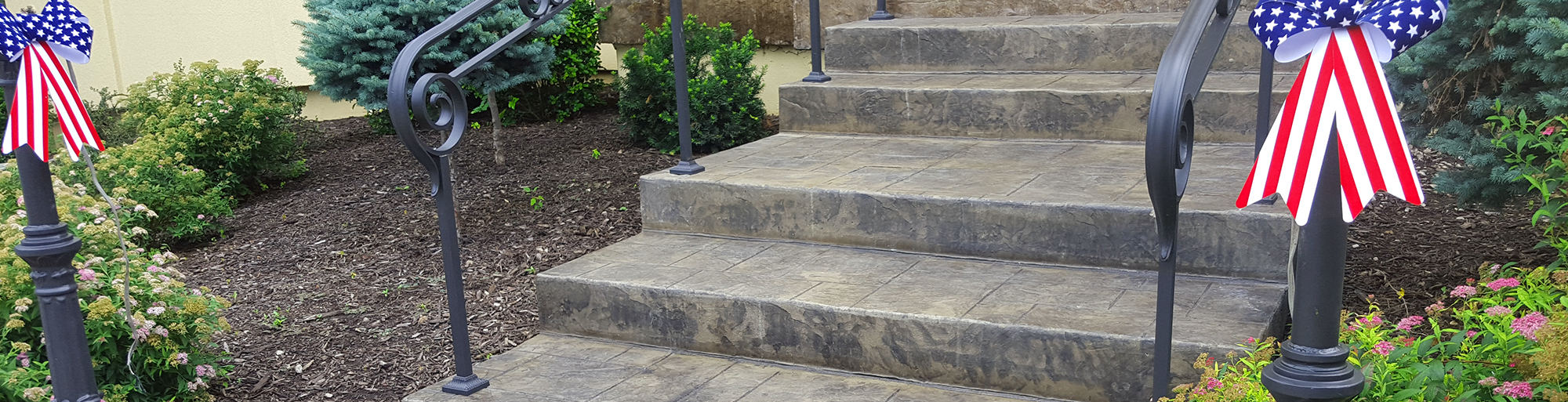 Create a Grand Entrance with Stamped Stairs